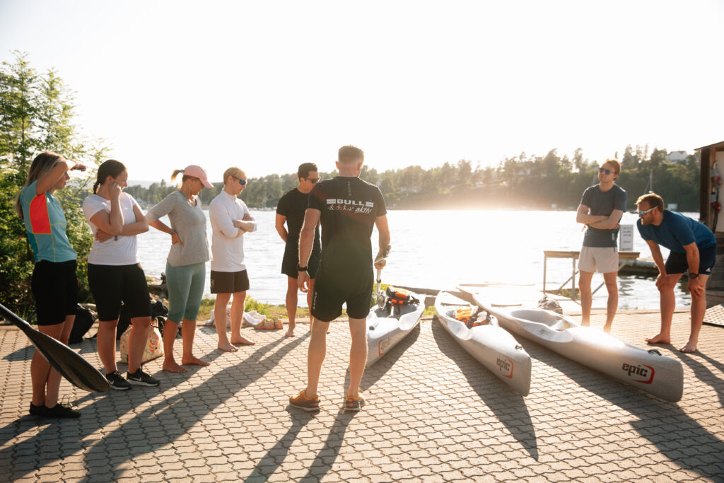 kayaking with Bull Aktiv