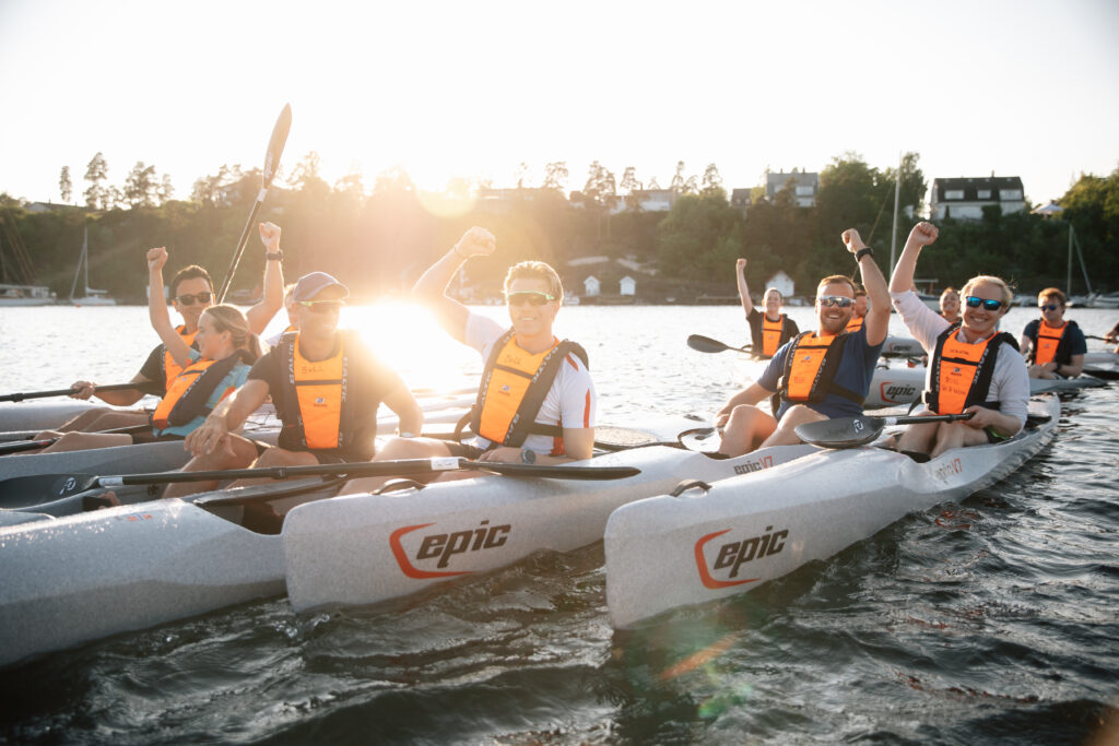 kayaking with Bull Aktiv
