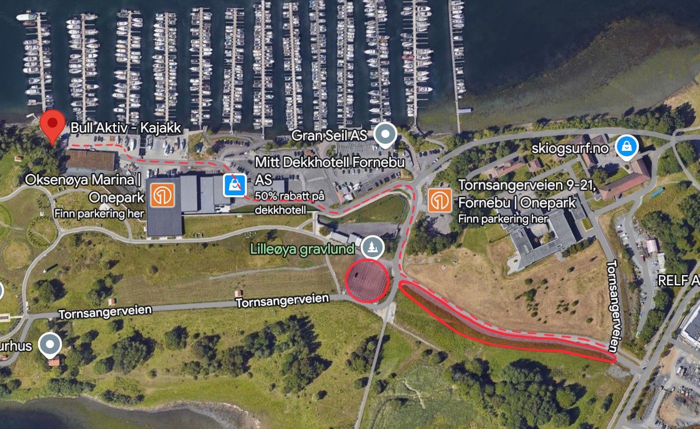 Directions Oksenøya Marina – Bull Aktiv